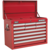 Sealey Superline Pro 10 Drawer Heavy Duty Tool Chest Red