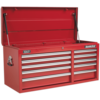 Sealey Superline Pro 10 Drawer Heavy Duty Tool Chest Red