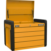Sealey Superline Pro 4 Drawer Push To Open Tool Chest Orange