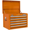 Sealey Superline Pro 5 Drawer Tool Chest Orange
