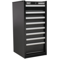 Sealey Superline Pro 8 Drawer Heavy Duty Cabinet Hang On Tool Chest Black