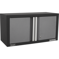 Sealey Superline Pro MSS 2 Door Modular Wall Cabinet Black / Grey