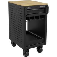 Sealey Superline Pro MSS 8 Bay Power Tool Storage Rack Trolley Black