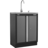 Sealey Superline Pro MSS Modular Sink Unit and Cabinet Black / Grey