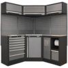 Sealey Superline Pro MSS Stainless Steel Worktop Corner Storage Combo 1570mm 1570mm 2000mm