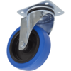 Sealey Swivel Plate Castor Blue Elastic 125mm