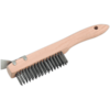 Sealey Wire Brush and Scraper 4 Rows