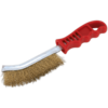 Sealey Wire Brush Brassed Plated Steel 1 Row