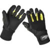 Sealey Worksafe Anti Vibration Gloves Black / Yellow L