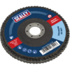 Sealey Zirconium Abrasive Flap Disc 100mm 40g Pack of 1