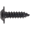 Self Tapping Flange Head Pozi Screws Black 4.8mm 16mm Pack of 100