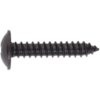 Self Tapping Flange Head Pozi Screws Black 4.8mm 25mm Pack of 100