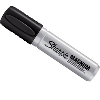 Sharpie Magnum Large Chisel Tip Permanent Marker Pen Black Pack of 1