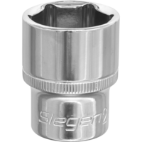 Siegen 1/2" Drive Hexagon WallDrive Socket Metric 1/2" 24mm