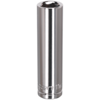 Siegen 3/8" Drive Deep Hexagon WallDrive Socket Metric 3/8" 11mm