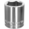 Siegen 3/8" Drive Hexagon WallDrive Socket Metric 3/8" 18mm