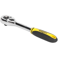 Siegen 3/8 Drive Pear Head Ratchet with Comfort Grip Handle 3/8