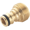 Spear and Jackson Brass Threaded Male Tap Connector 3/4" / 19mm Pack of 1