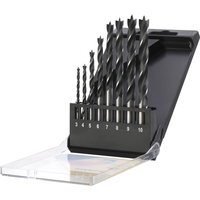 Stanley 8 Piece Brad Point Wood Drill Bit Set