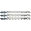 Stanley Clean Cutting T Shank Jigsaw Blades for Laminate Pack of 3