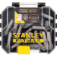 Stanley FatMax Bulk Storage Pozi Screwdriver Bits PZ2 25mm Pack of 20