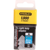 Stanley Light Duty Staples 8mm Pack of 1000