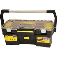 Stanley Plastic Tote Tool Box with Removeable Tool Organiser 600mm