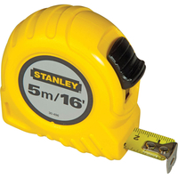 Stanley Pocket Tape Measure Imperial & Metric 16ft / 5m 19mm