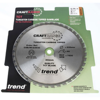 Trend Blade Tcp 235mm x 40T x 30mm Nail Cutting (Saw Blades / Circular Saw Blade 235mm)