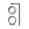 Trend Collar Pack For 1/4 Shank Cutters (Router Cutter Range / Spare Part Packs)
