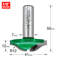 Trend CRAFTPRO Raised Panel Ogee Router Cutter 41mm 12mm 1/2"