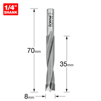 Trend CRAFTPRO Router Dowel Drill 8mm 35mm 1/4"