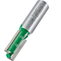 Trend CRAFTPRO Two Flute Straight Router Cutter 12.7mm 25.4mm 1/2"