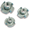 Trend Pronged Tee Nut M6 Thread Pack of 10