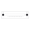 Trend Template Shelf Support 32mm Centre (Templates / Shelf Support)