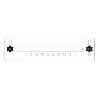 Trend Template Shelf Support 32mm Centre (Templates / Shelf Support)