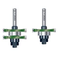 Trend Tongue & Groover Set 41mm Dia (Tct Router Cutter Range / Tongue And Groover)