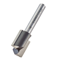 Trend Two Flute PTFE Coated Non Stick Router Cutter 15.9mm 19mm 1/4"