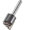 Trend Two Flute PTFE Coated Non Stick Router Cutter 20mm 20mm 1/4"