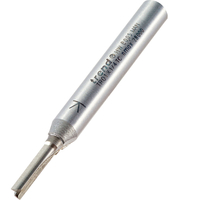 Trend Two Flute PTFE Coated Non Stick Router Cutter 3.2mm 12.7mm 1/4"