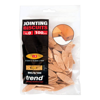 Trend Wood Jointing Biscuits Size 0 Pack of 100