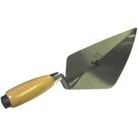 Tyzack Broad Heel Brick Trowel Short with Wooden Handle 12"
