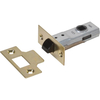 Union J2600 Essentials Polished Brass Tubular Mortice Latch 79mm / 3"