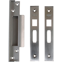 Union Locks Strongbolt 2200 Mortice Sash Lock Rebate Kit 26mm Satin Chrome