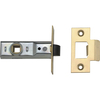 Union Locks Tubular Mortice Latch 2648 Polished Brass 76mm / 3"
