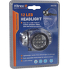 Vitrex 12 LED Head Torch Silver