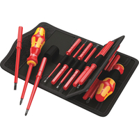 Wera 17 Piece Kraftform Kompakt 60I VDE Insulated Interchangeable Screwdriver Set