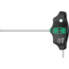 Wera 454 HF Holding Function T Handle Hex Plus Screwdriver 3mm 100mm