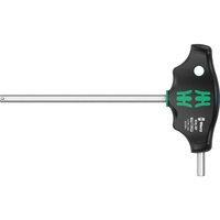 Wera 454 HF Holding Function T Handle Hex Plus Screwdriver Imperial 1/4 150mm