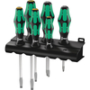 Wera 6 Piece Kraftform Plus 334/355/SK/6 Screwdriver Set
